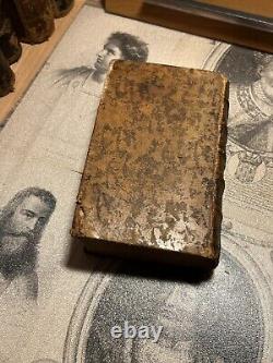 Antiquarische Antique Book Theologigia Christiana Biblia Rare Copperplate