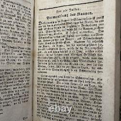Antique 1797 Chriftoph Chriftian Sturms Extremely Rare Hardcover Book German