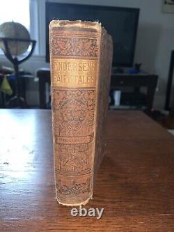 Antique 1800s Andersen's Fairy Tales Illustrated Book HC Rare Hans Christian
