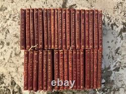 Antique 1800sThe Temple Shakespeare, 36 Leather Bound Books Collection