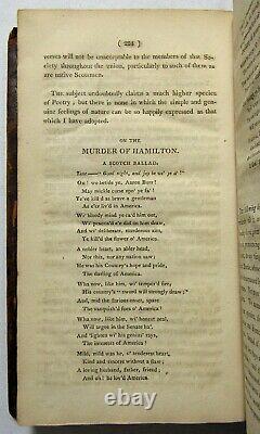Antique 1804 THE DEATH OF MAJOR GENERAL ALEXANDER HAMILTON American History RARE