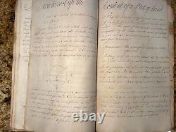 Antique 1807 Wilder Bowers Billerica Handwritten Book Math Rare Unique Read