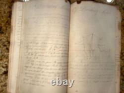 Antique 1807 Wilder Bowers Billerica Handwritten Book Math Rare Unique Read