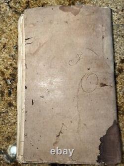 Antique 1807 Wilder Bowers Billerica Handwritten Book Math Rare Unique Read