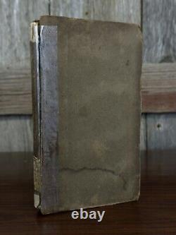 Antique 1824 Poor Man's Family Book Live & Die a Christian London Baxter Rare