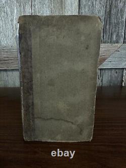 Antique 1824 Poor Man's Family Book Live & Die a Christian London Baxter Rare