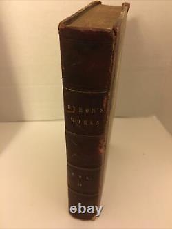 Antique 1843 BYRONS WORKS Vol IV RARE BOOK