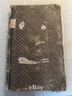 Antique 1864 CIVIL War Era New York City Police Blotter Log Book Nypd Cops Rare
