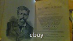 Antique 1878, The Achievements of Stanley & other African Explorers, Rare book