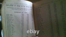 Antique 1880's, Edisons Encyclopaedia, Rare historical book