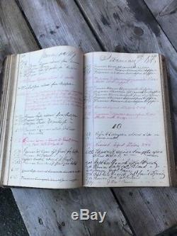 Antique 1886 FDNY NY FIRE DEPT ENGINE CO 29 LOG BOOK LEDGER Rare 160 Chambers St