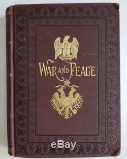 Antique 1886 War And Peace-Tolstoi (Vol. II The Invasion 1807-1812) Rare