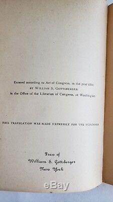 Antique 1886 War And Peace-Tolstoi (Vol. II The Invasion 1807-1812) Rare