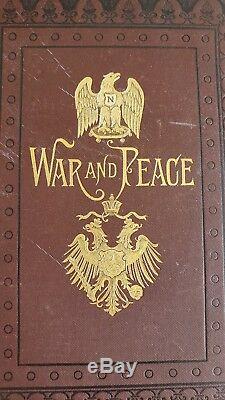 Antique 1886 War And Peace-Tolstoi (Vol. II The Invasion 1807-1812) Rare