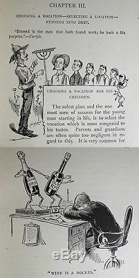 Antique 1890 PT BARNUM DOLLARS & SENSE Greatest Showman Circus 1st ED RARE