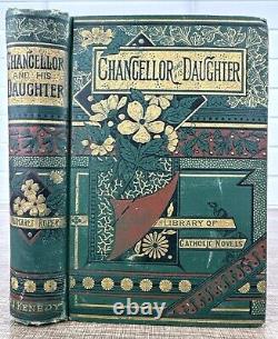 Antique 1890 Rare Victorian Novel The Chancellor And His Daughter By A. Stewart