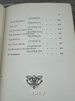 Antique 1890 Rare Victorian Novel The Chancellor And His Daughter By A. Stewart