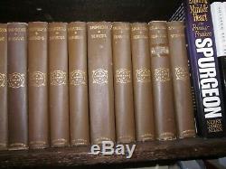 Antique 1892c. H Spurgeon20 Vol. Full Setspurgeons Memorial Libraryrare