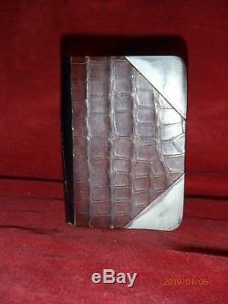 Antique 1900-1920's Alfred Dunhill book flask. Rare item