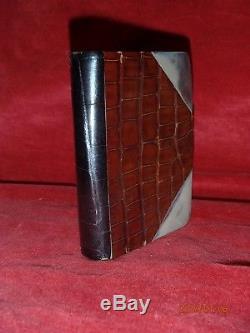 Antique 1900-1920's Alfred Dunhill book flask. Rare item