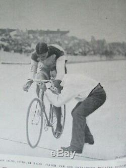 Antique 1901 La Vie Illustree MAJOR TAYLOR World Champion bicycle racer RARE