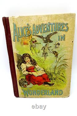 Antique 1903 Alice's Adventures in Wonderland Book Illustrated Rare Conkey Ed HC