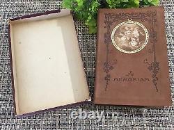 Antique 1905 Leather Bound Alfred Tennyson In Memoriam Book Of Poems In Box Rare