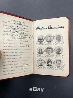 Antique 1925-26 Indian Motorcycle Note Book Calendar Journal Record Book- Rare