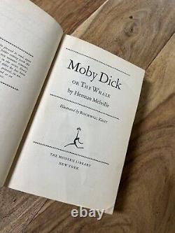 Antique 1930 Moby Dick or The Whale by Herman Melville Random House Book