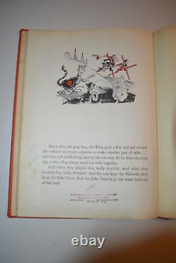 Antique 1939 The King's Stilts by Dr. Seuss 1st Edition Red Cover Book (Rare)