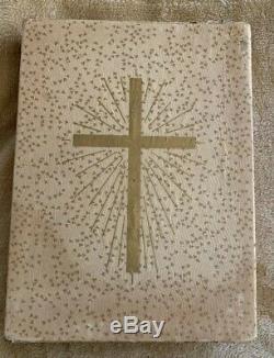 Antique 1949 Kjv Collins, Sons & Co. Holy Bible Rare Inside Brass Hingedcover