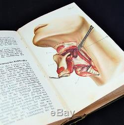 Antique 19th Century German Rare Surgeons Operation Medical Book Curio Macabre