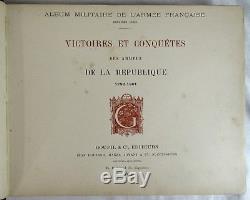 Antique ALBUM MILITAIRE Napoleonic Wars 156 COLOR PLATES French Revolution RARE