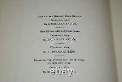 Antique Authorized Edition Collection Rudyard Kipling 1911 / Amazing Condition