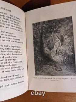 Antique Book 1900 Paradise Lost John Milton Hardcover W. B. Conkey Co Rare Odd