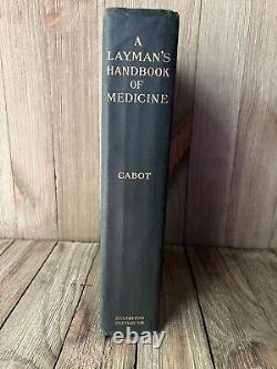 Antique Book A Layman's Handbook Of Medicine Richard Cabot 1916 Rare 1st Edition