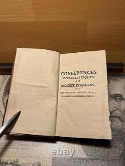 Antique Book Conferences ECCLESIASTIQUES Rarity 1778 BIBLIA Collection