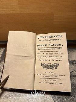 Antique Book Conferences ECCLESIASTIQUES Rarity 1778 BIBLIA Collection