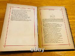 Antique Book John Milton Poems Hardcover Rare 1800's Belford Clarke & Co