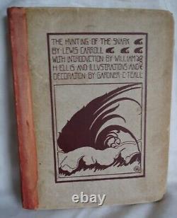 Antique Book Lewis Carroll, Hunting of the Snark RARE 1897 Ltd. Ed Gardner Teall