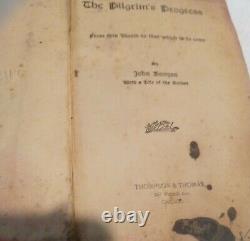 Antique Book Pilgrams Progress Rare Thompson & Thomas Publishing (N. D)