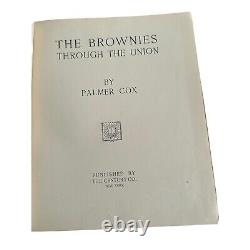 Antique Book RARE 1895 The Brownies Through The Union