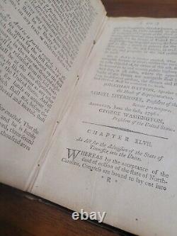 Antique Book RARE Laws of United States America The Acts of Fourth Congress RARE