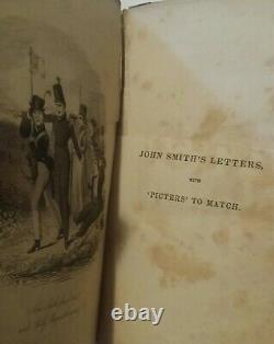 Antique Book Seba Smith John Smith's Letters Rare American Folklore History