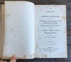 Antique Book Set The Writings of Washington 1834 Lot of 3 Rare Originals