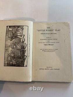 Antique Book The Little Women Play from Miss Alcott's Book 1900 Rare