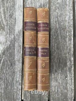 Antique Carlyle The French Revolution Rare 1800's Belford, Clarke & Company Trow