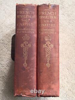 Antique Carlyle The French Revolution Rare 1910 Limited Edition Chapman & Hall