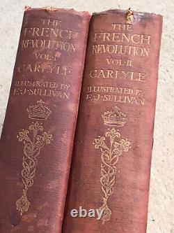 Antique Carlyle The French Revolution Rare 1910 Limited Edition Chapman & Hall