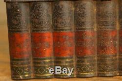 Antique Charles Dickens Tin Book Set Storage Tin (RARE) for 8 Book Set